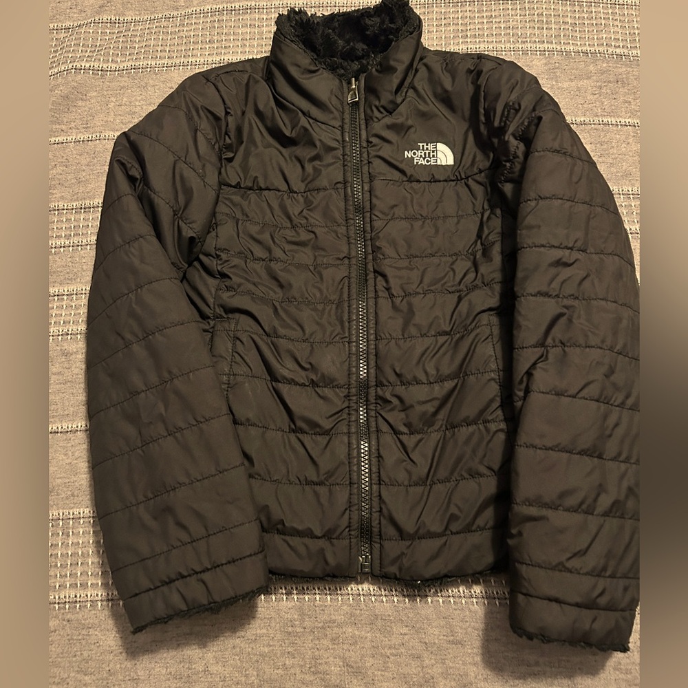 Little Girls’s Mossbud Swirl North Face jacket